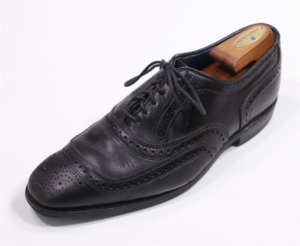Allen Edmonds University Black Dainite Soles Leather Dress Shoes 9 EEE